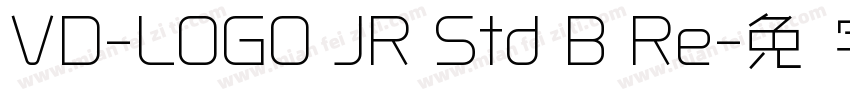VD-LOGO JR Std B Re字体转换